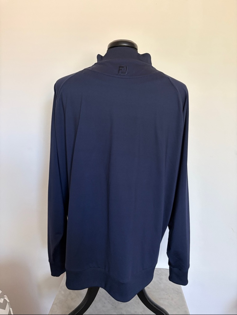 FootJoy Nylon Navy Half-Zip Pullover Size XXL - Picture 3 of 13